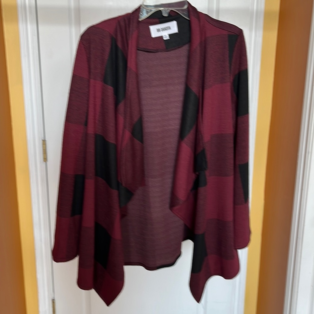 Maroon and Black sweater
